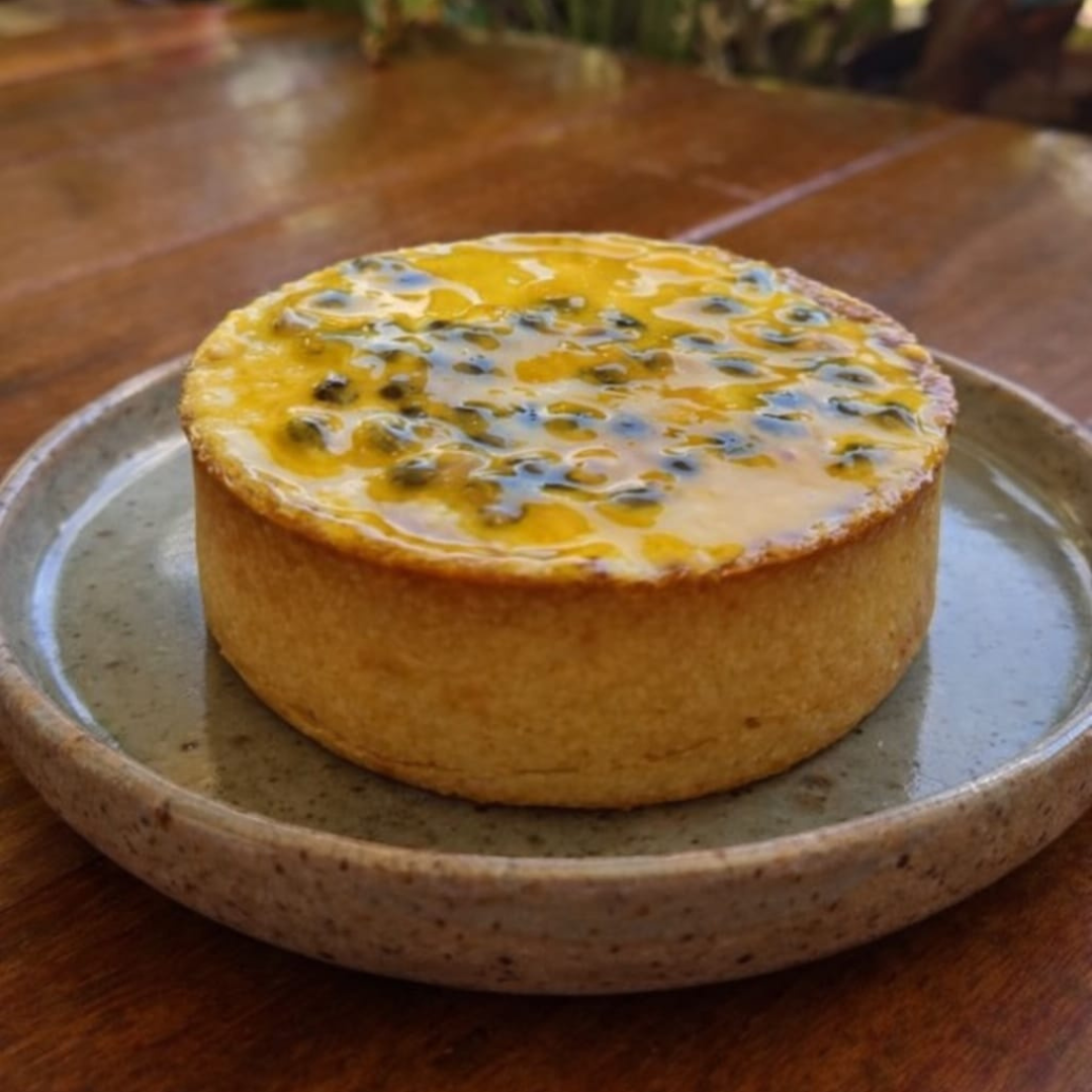 Tortelete de Creme Belga e Maracujá